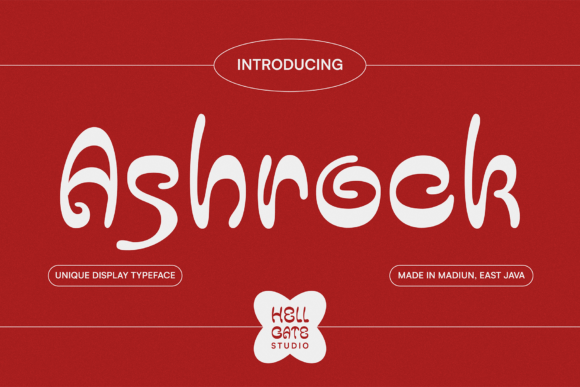 Ashrock: A Typeface That Commands Attention