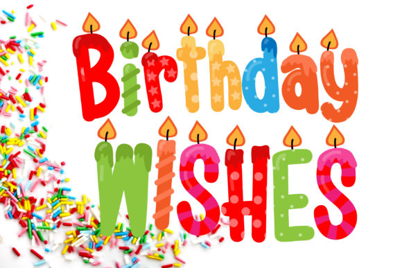 Birthday Wishes Duo: A Playful Font for Joyful Designs