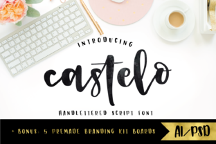 Castelo Script: A Bold Calligraphy Font with Branding Kits