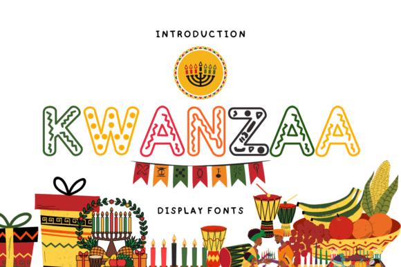 Celebrating Culture in Typography: The Kwanzaa Display Typeface