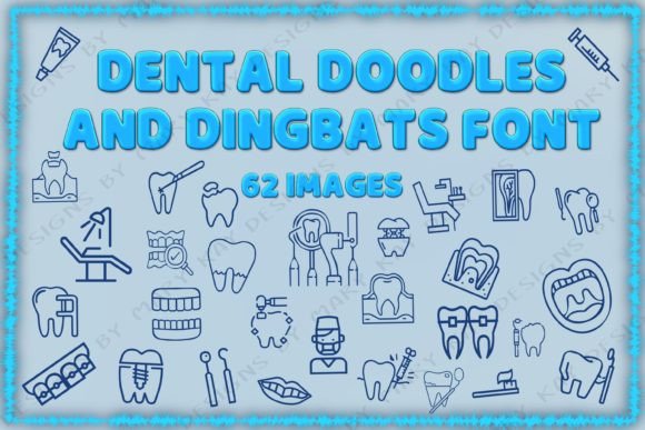 Dental Doodles: A Font for the Love/Hate of Dentistry