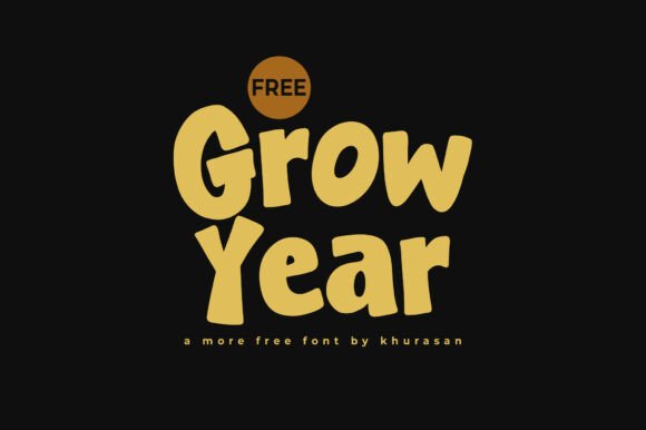 Grow Year: A Typeface That Radiates Creative Joy
