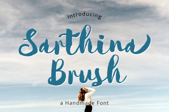 Introducing Sarthina: A Brush-Lettered Font for Authentic Design