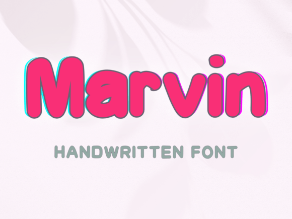 Marvin: A Bold Handwritten Font for Confident Headlines