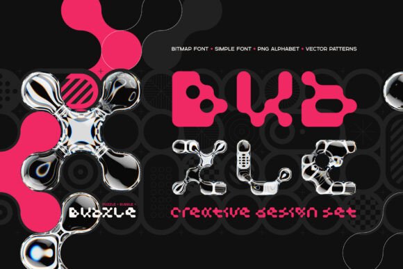Meet Bubzle: The Playful Font Set for Bold Branding