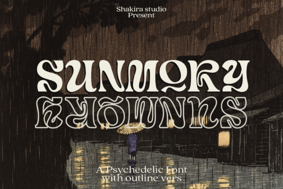 Sunmory: A Psychedelic Serif for Bold Creative Projects