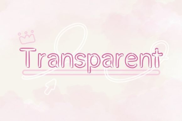 Transparent: The Handwritten Font with a Modern Edge