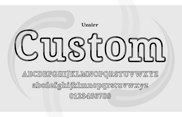 Uzairr Custom: A Serif for the Modern Brand