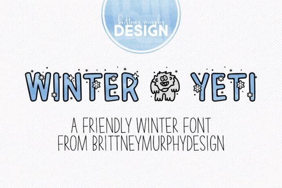 Winter Yeti: The Playful Display Font for Frosty Designs